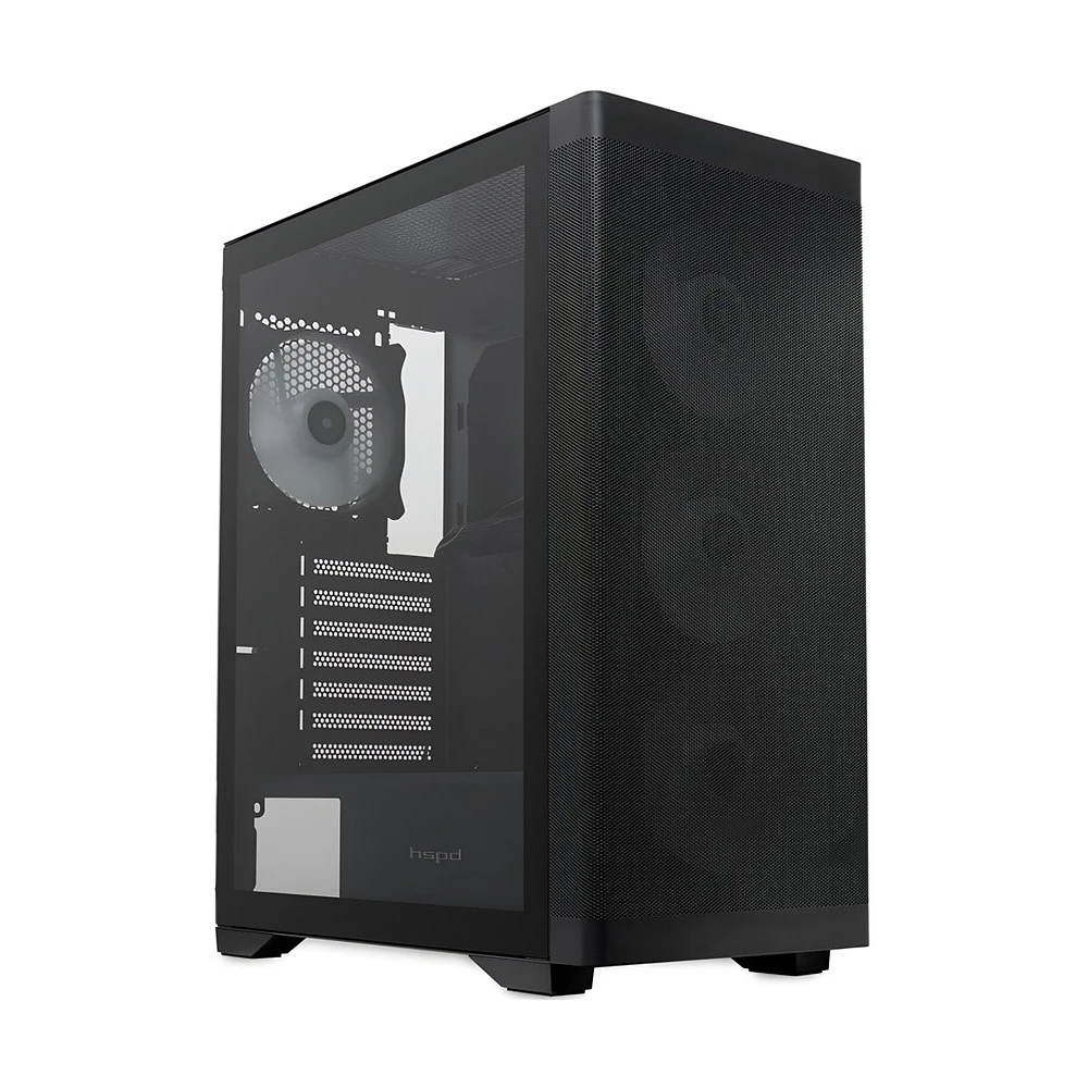 Корпус Mid Tower HSPD M520-TGBK-ARGB
