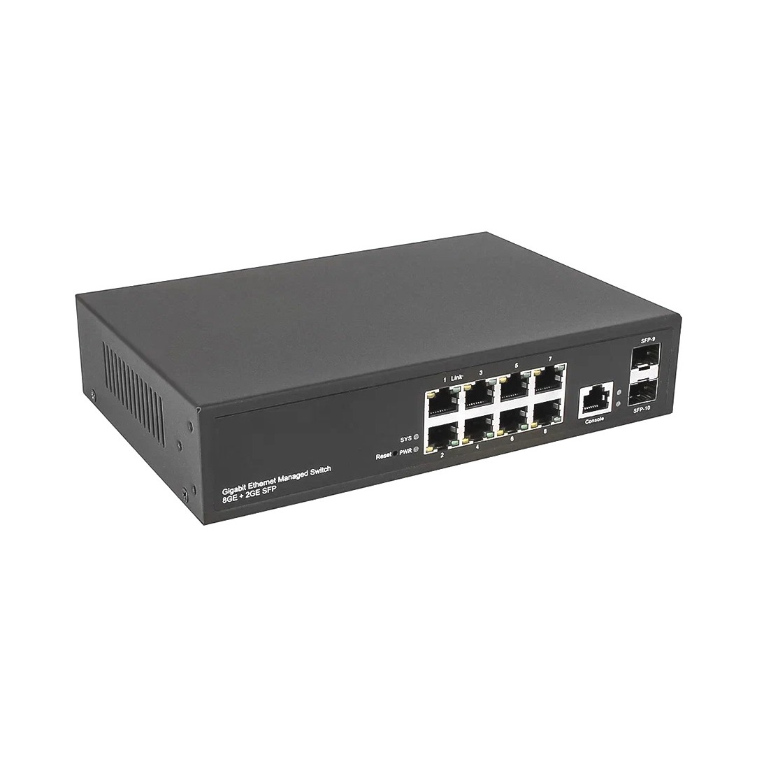 Коммутатор управляемый L2+ NST NS-SW-8G2G-L