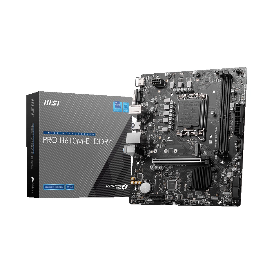 Материнская плата MSI PRO H610M-S DDR4 II LGA1700 H610 mATX PROH610M-SDDR4II