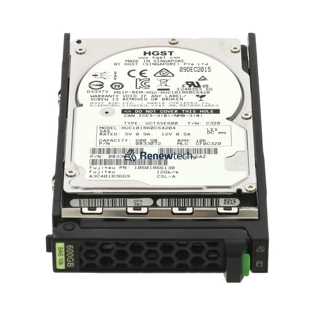 Жёсткий диск FUJITSU S26361-F5626-E400 4 ТБ SAS 3,5″ 7 200 об/мин