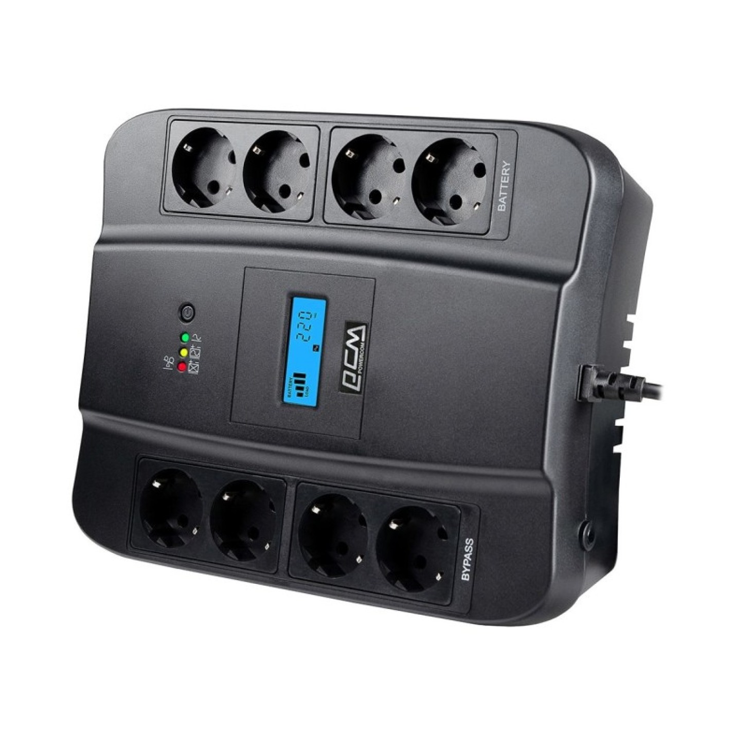ИБП Line-Interactive 1100VA POWERCOM SPD-1100U LCD