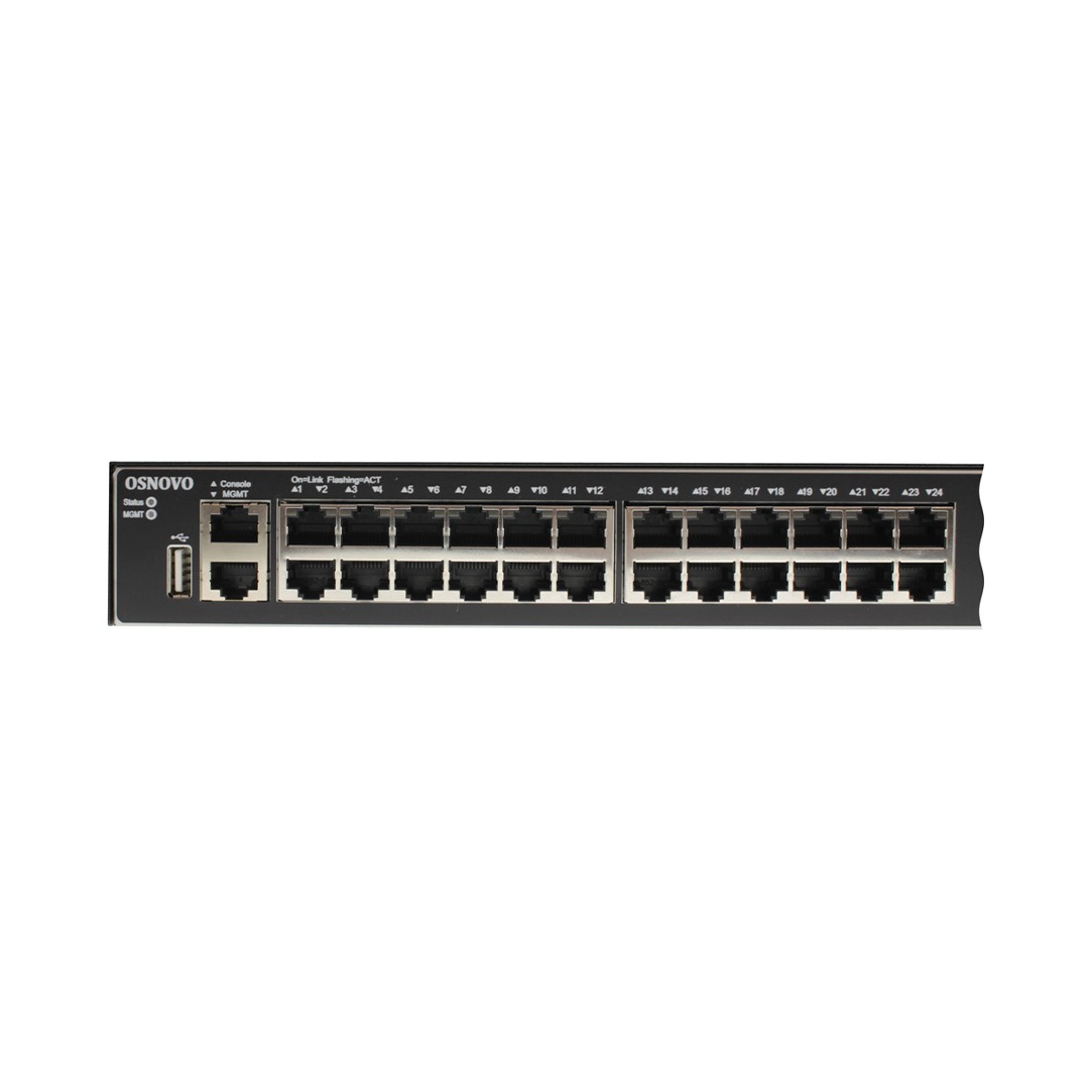Коммутатор управляемый стекируемый L3 OSNOVO SW-24G4X-L3ST