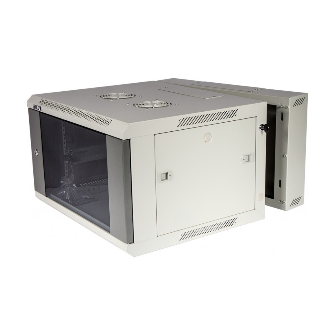 Шкаф настенный 22U LANMASTER TWT-CBW3G-22U-6X6-GY