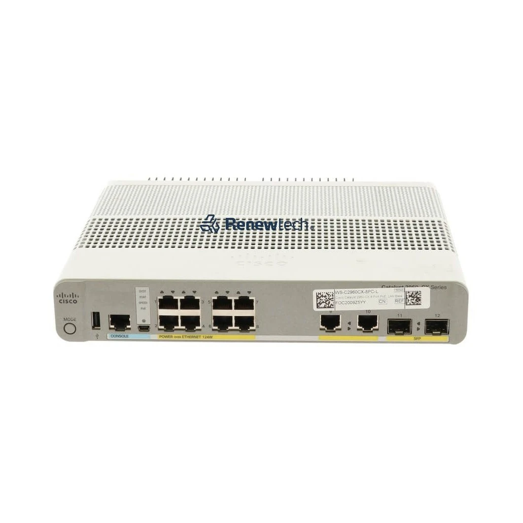 Коммутатор Cisco WS-C2960CX-8PC-L