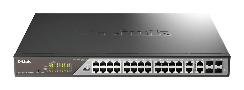 Коммутатор D-Link DSS-200G-28MPP/A1A