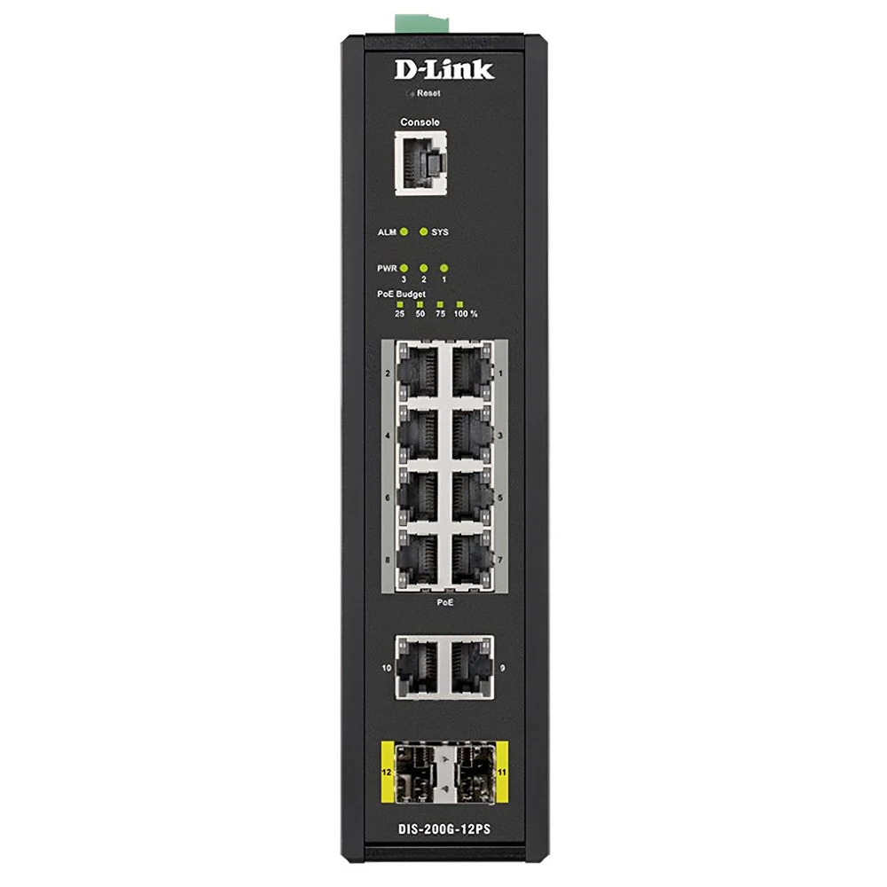 Коммутатор промышленный D-Link DIS-200G-12PS/A2A