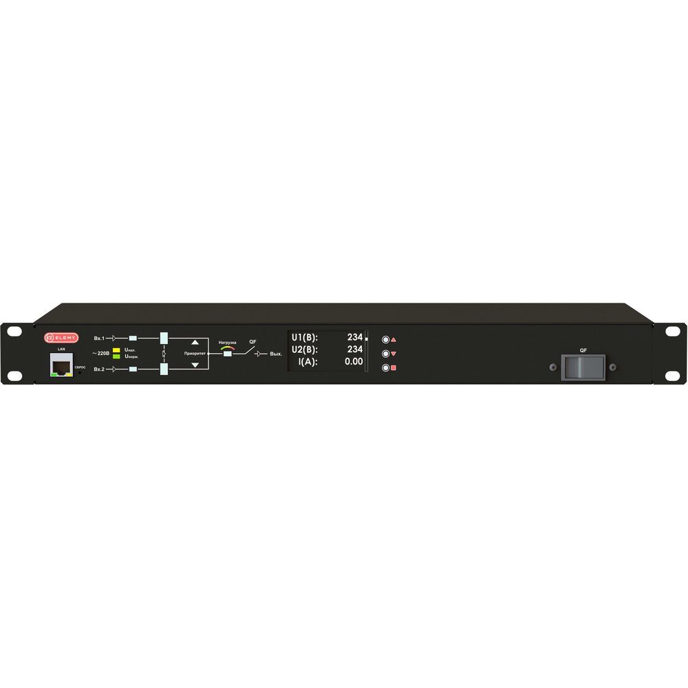 Автоматический стоечный переключатель ELEMY ATS-1206/32