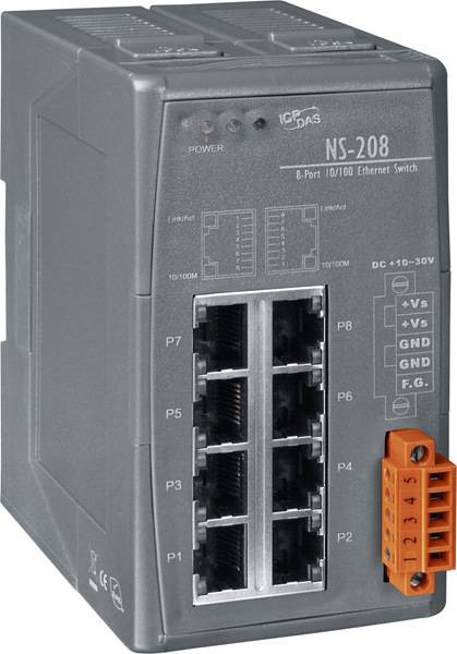 Промышленный коммутатор ICP DAS NS-208 CR