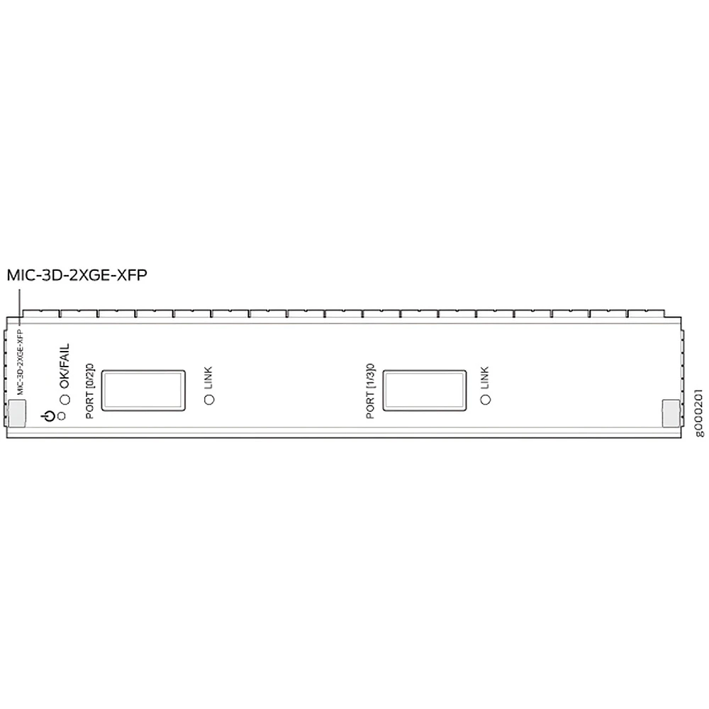 Интерфейсный модуль Juniper MIC-3D-2XGE-XFP