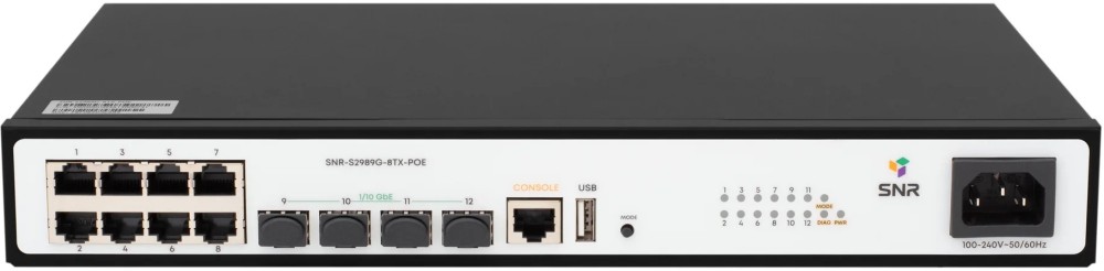 Коммутатор SNR SNR-S2989G-8TX-POE