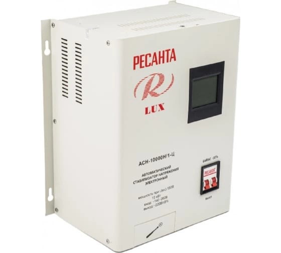 Стабилизатор напряжения Ресанта АСН-10 000 Н/1-Ц Lux (63/6/18)