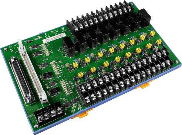 Плата ICP DAS DB-16P8R/DIN CR