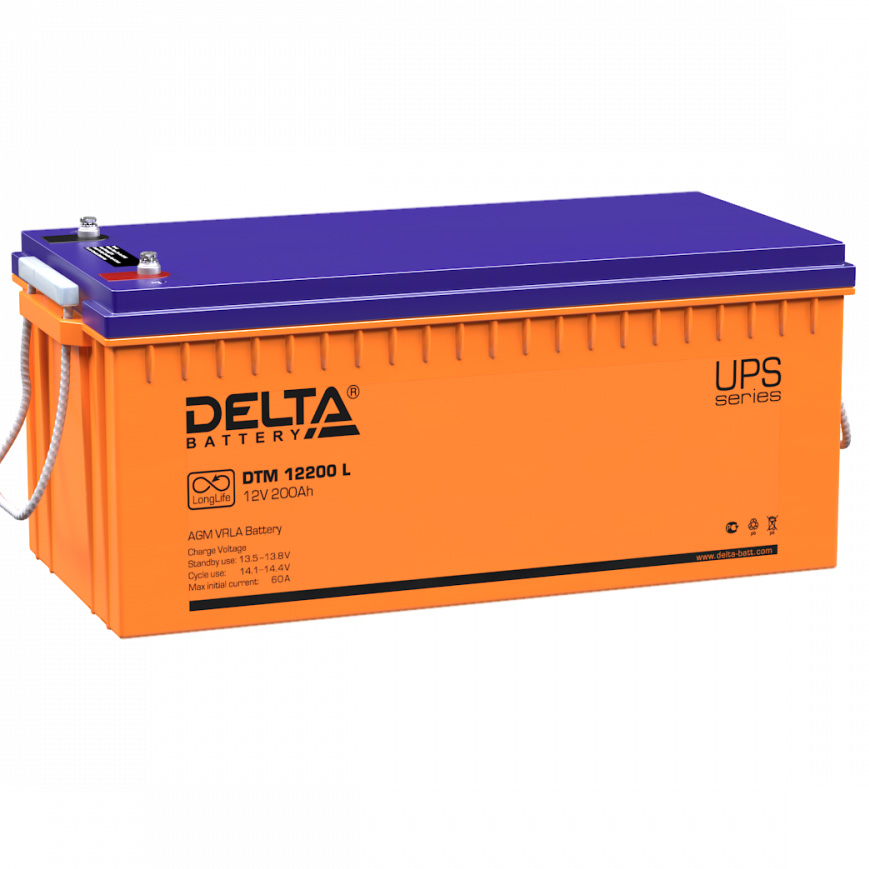Аккумуляторная батарея Delta DTM 12200 L