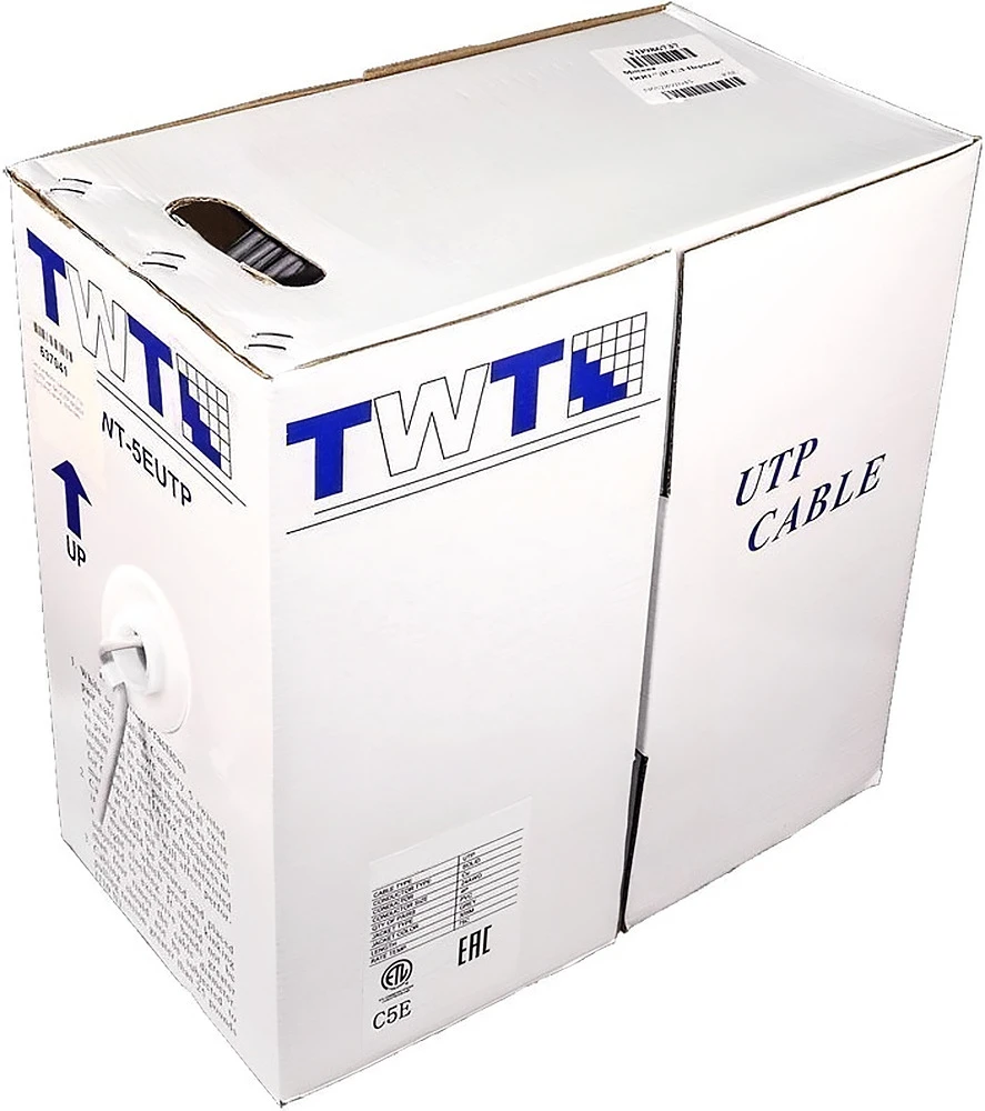 Кабель витая пара TWT TWT-6UTP-LSZH, 305 м