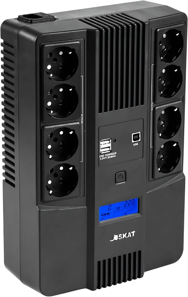 Источник бесперебойного питания Бастион SKAT-UPS 800-AID-IN-1X9-8