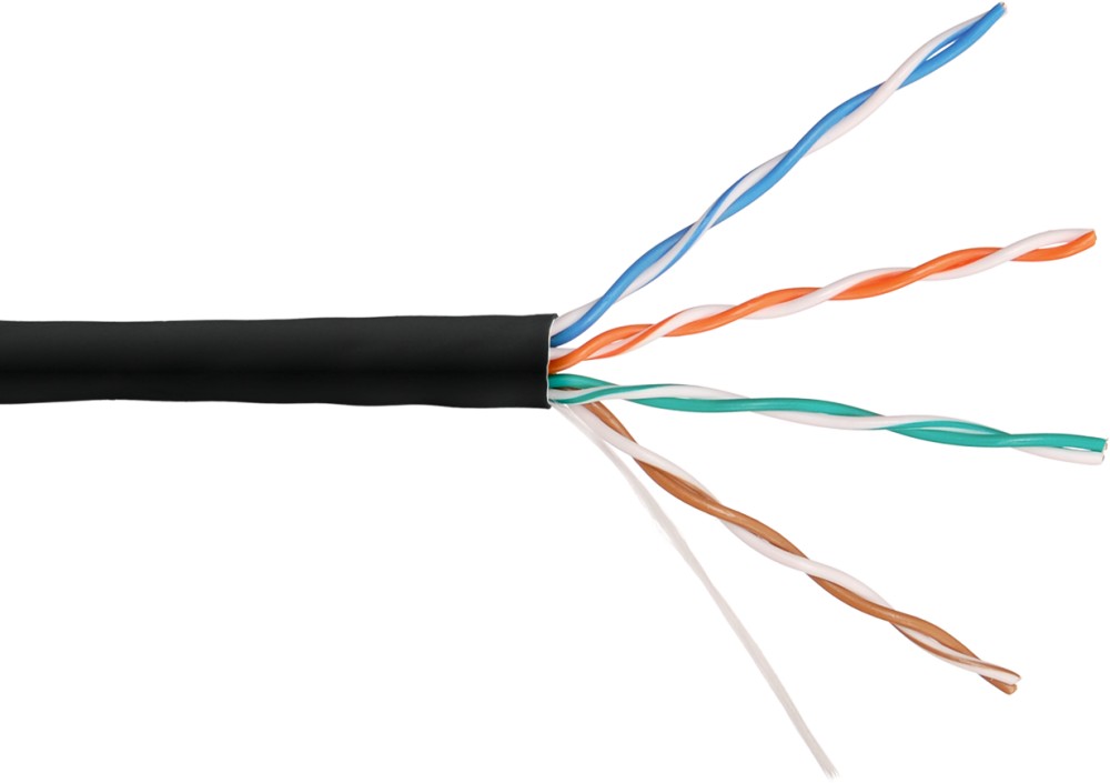 Кабель витая пара NIKOLAN NMC 4100C-BK, 305 м