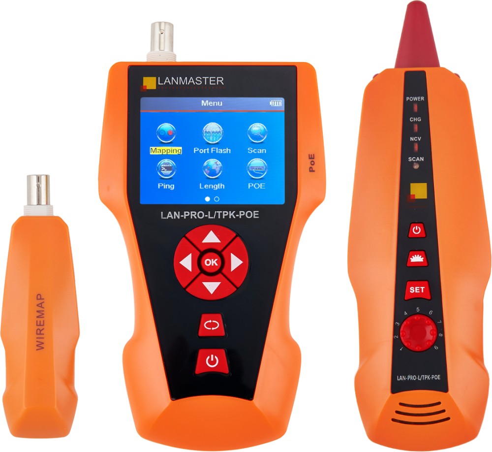 Тестер витой пары Lanmaster LAN-PRO-L/TPK-POE