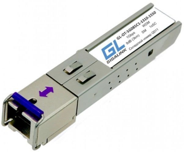 Модуль SFP NIKOMAX (GIGALINK) GL-OT-SG06SC1-1550-1310-B
