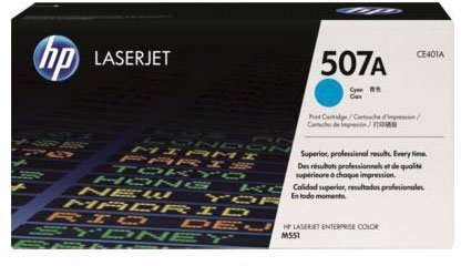 Картридж HP CE401A (№507A) голубой