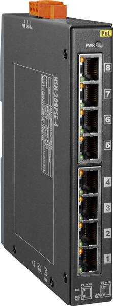 Промышленный коммутатор ICP DAS NSM-208PSE-4 CR