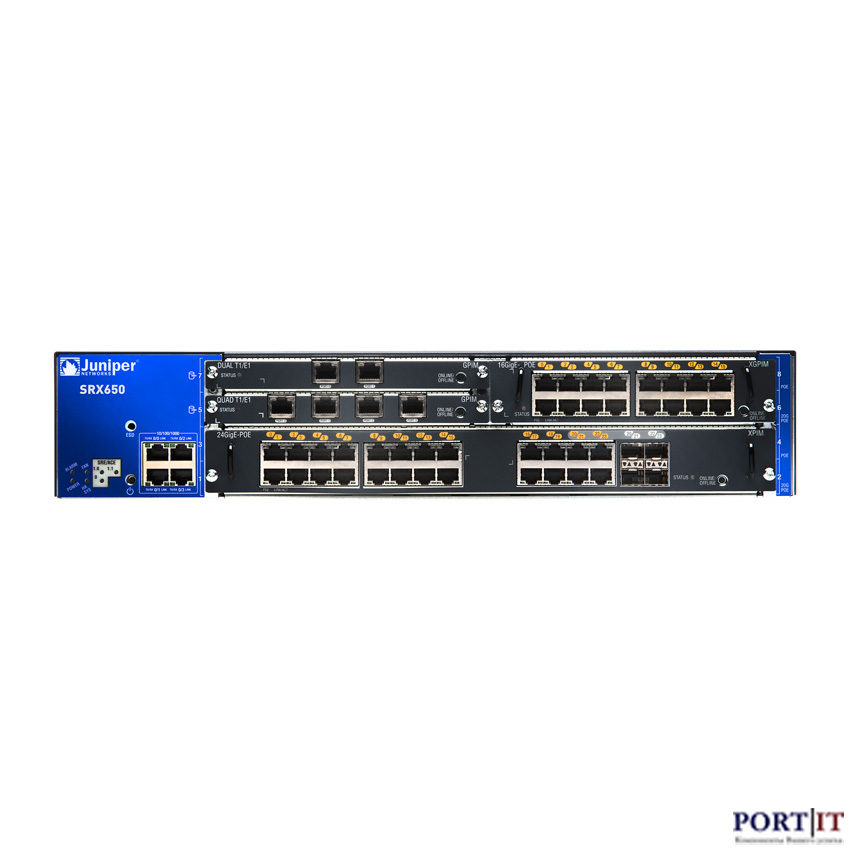 Межсетевой экран Juniper SRX650-BASE-SRE6-645AP