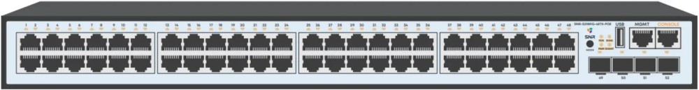 Коммутатор SNR SNR-S2989G-48TX-POE