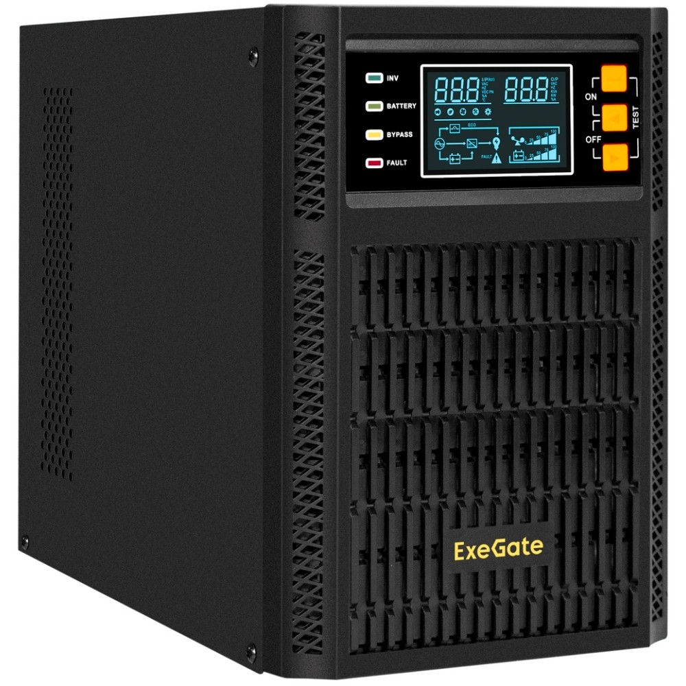 Источник бесперебойного питания ExeGate PowerExpert TL-1000.LCD.AVR.2SH.USB.RS232.SNMP