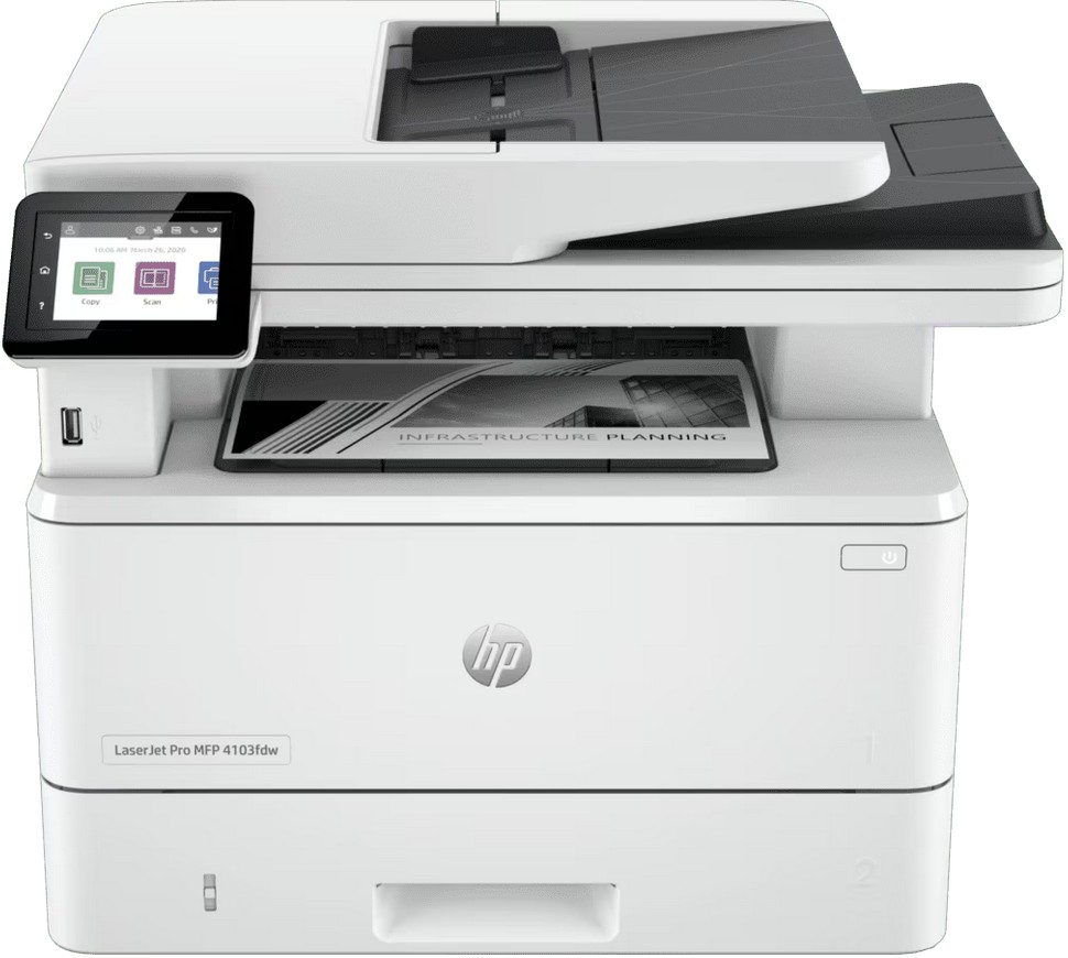 МФУ лазерный HP LaserJet Pro M4103fdw (2Z629A)