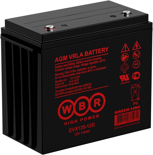 Аккумуляторная батарея WBR EVX135-12G