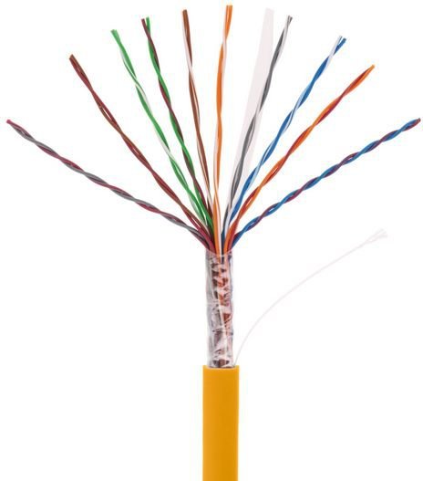 Кабель витая пара NETLAN EC-UU010-5-LSZH-OR-3, 305 м