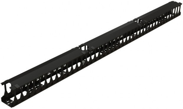 Кабельный органайзер Hyperline CMF-R42U-F106-СS-RAL9005