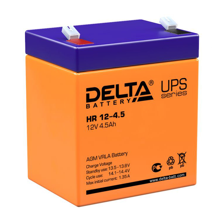 Аккумуляторная батарея Delta HR 12-4.5