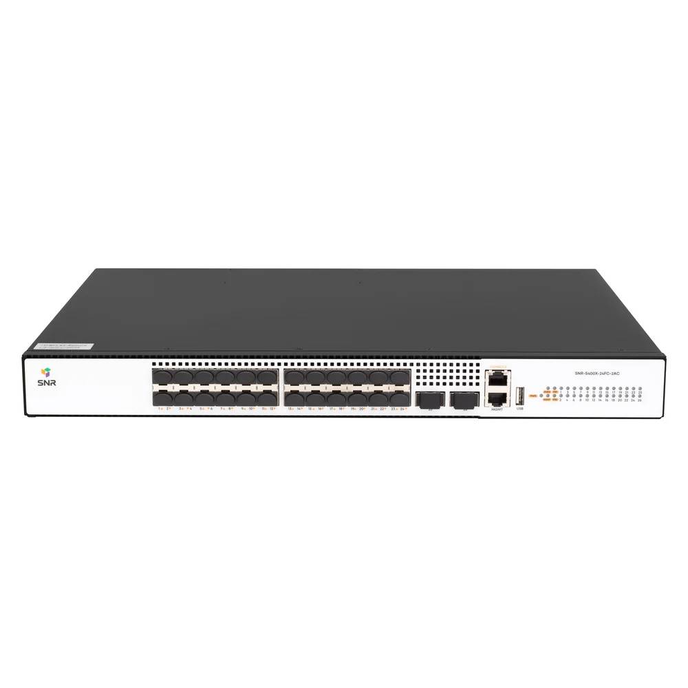 Управляемый коммутатор уровня 3 SNR SNR-S400X-24FC-2AC