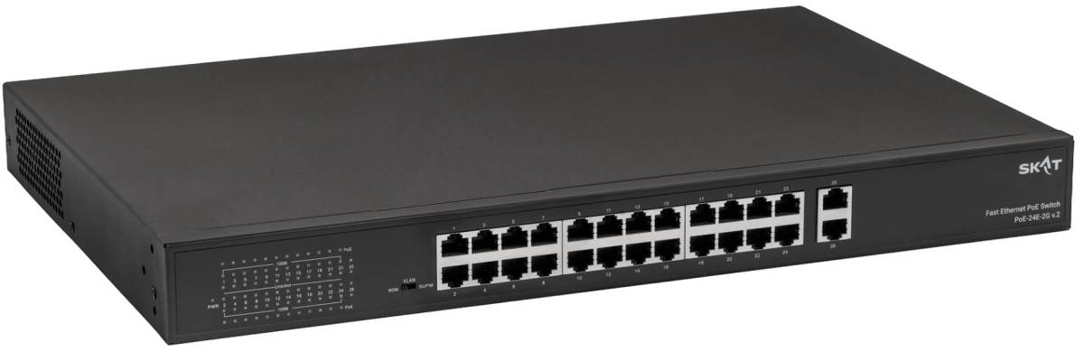Коммутатор Бастион SKAT PoE-24E-2G v.2