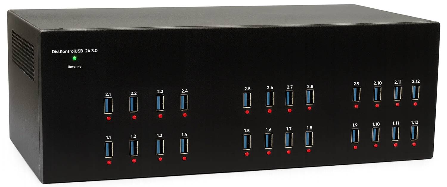 Управляемый USB over IP концентратор DistKontrolUSB-24 3.0