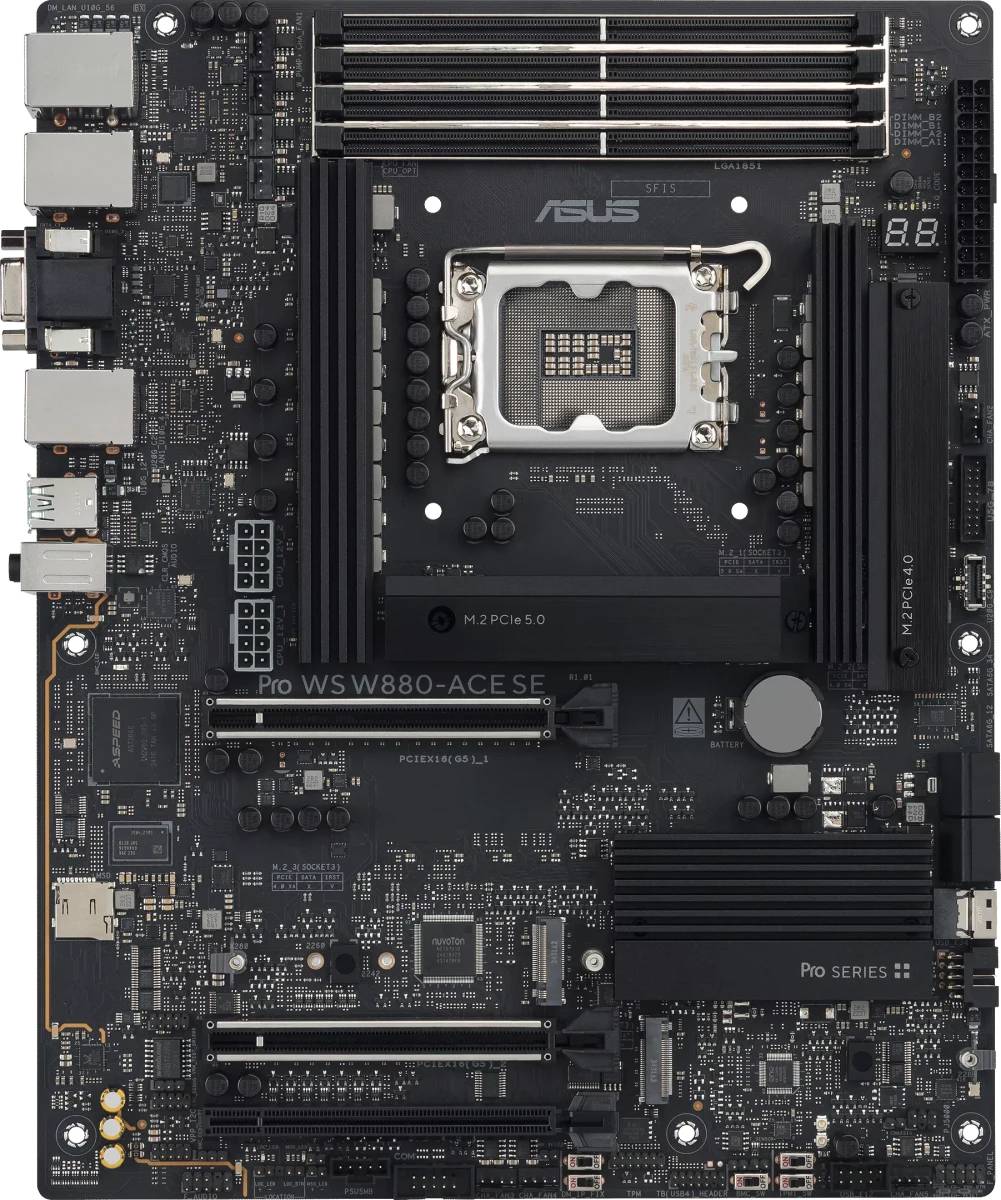 Серверная материнская плата ASUS PRO WS W880-ACE SE