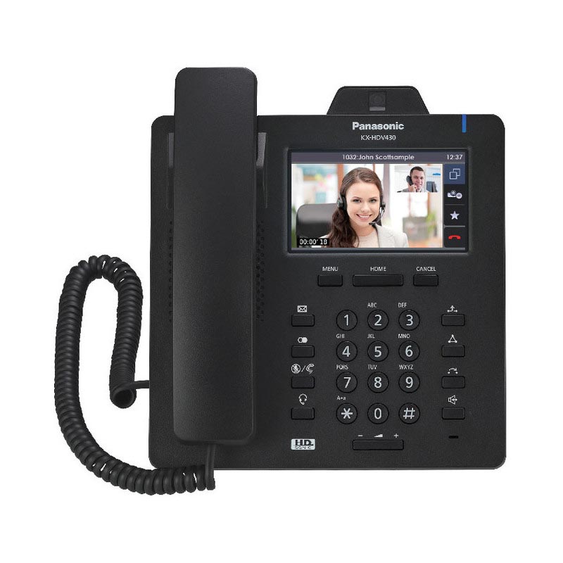 SIP-видеотелефон Panasonic KX-HDV430RUB