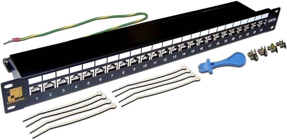 Патч-панель Lanmaster LAN-PPL24S6