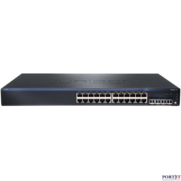 Коммутатор Juniper EX2200-24T-4G-DC