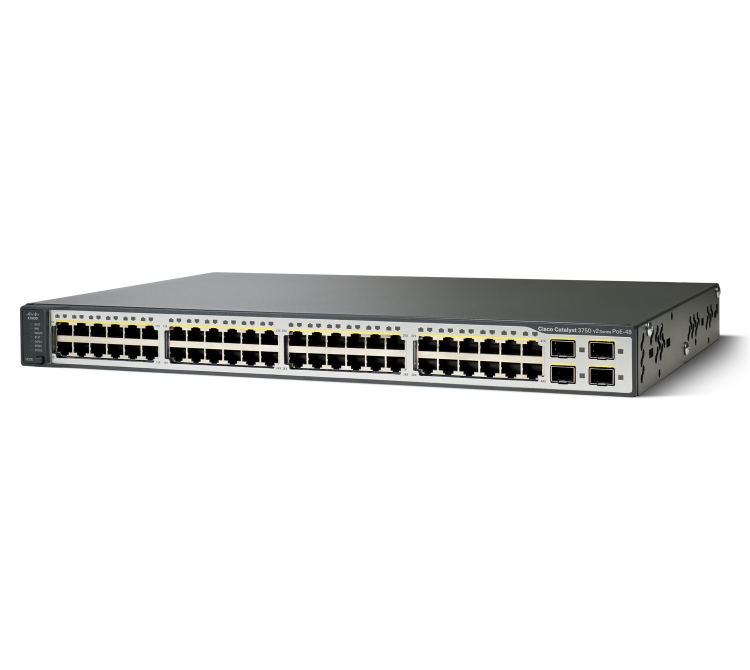 Коммутатор Cisco WS-C3750V2-48TS-E