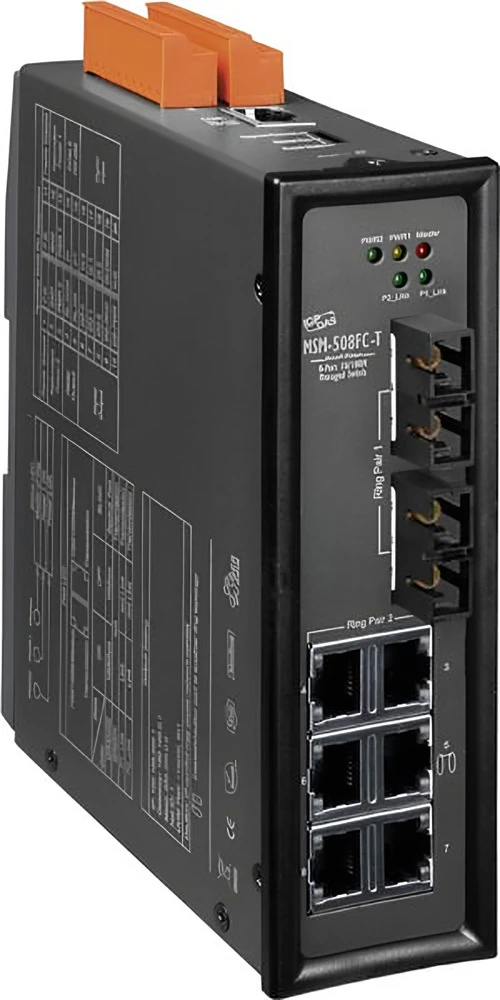 Промышленный коммутатор ICP DAS MSM-508FC-T CR