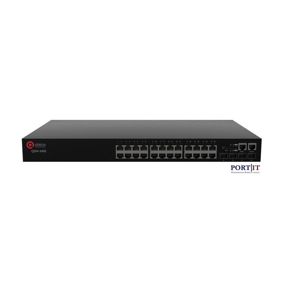 Управляемый коммутатор L3 Qtech QSW-3450-28T-POE-AC
