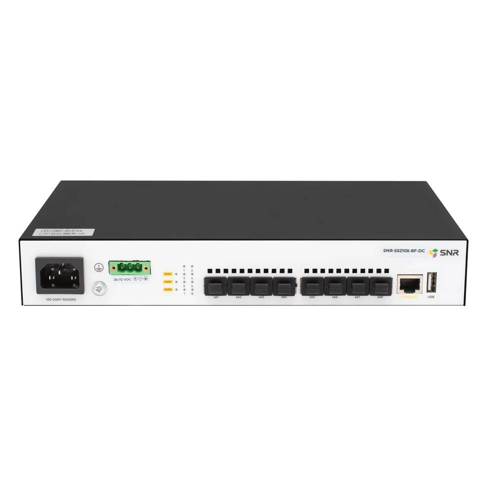 Управляемый коммутатор уровня 2+ SNR SNR-S5210X-8F-DC