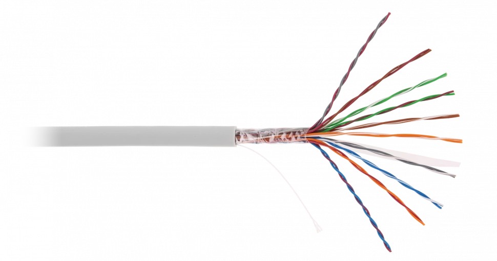 Кабель NETLAN EC-UU010-5-PVC-GY-3