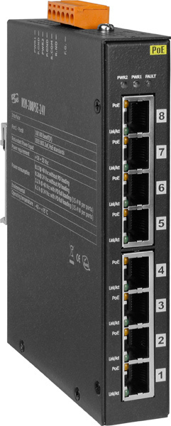 Промышленный коммутатор ICP DAS NSM-208PSE-24V