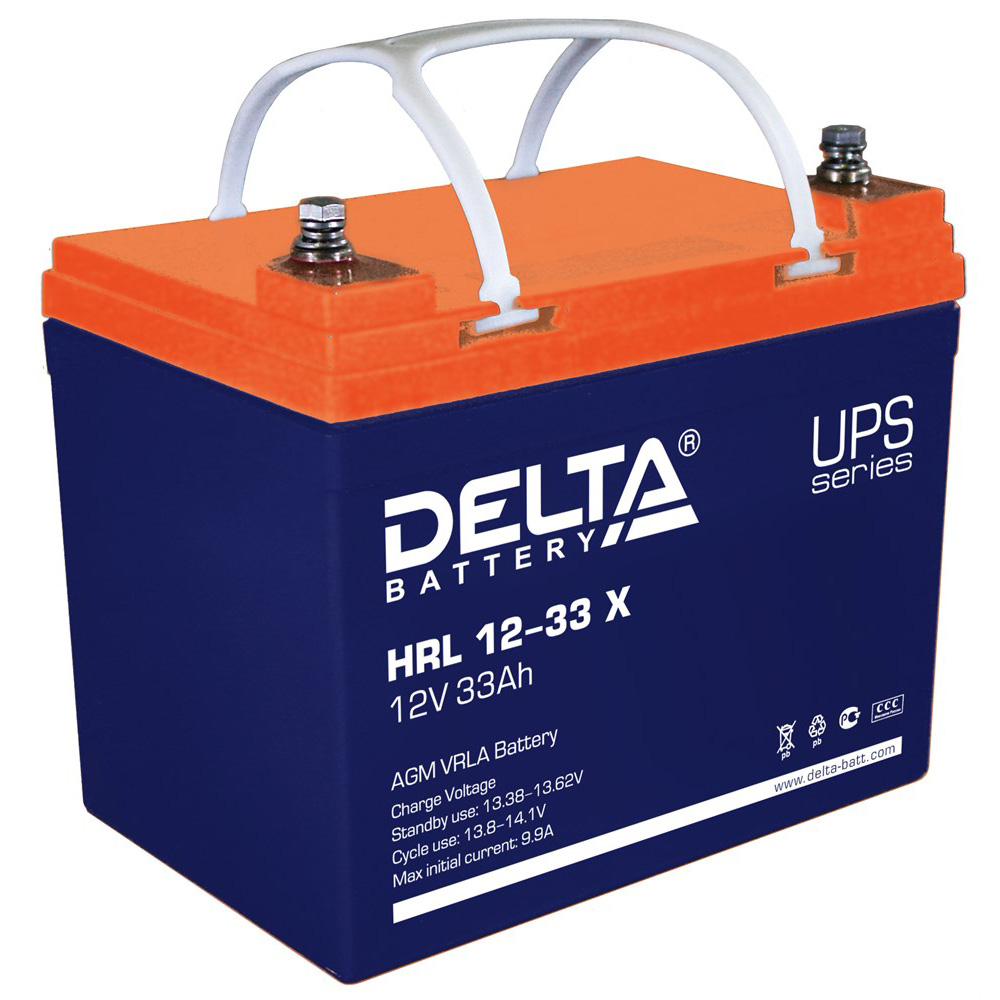 Аккумуляторная батарея Delta HRL 12-33 X