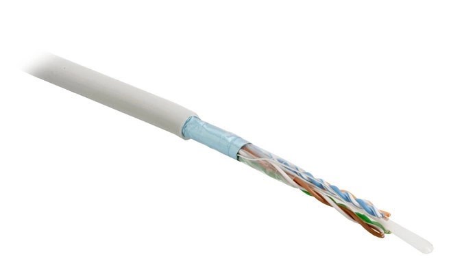Кабель Hyperline FUTP4-C5E-S24-IN-LSZH-GY-305