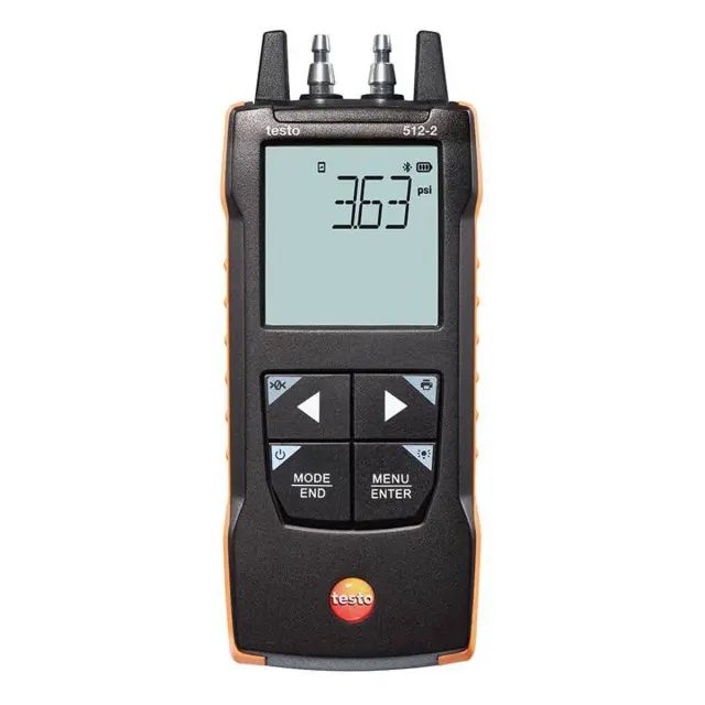 Дифференциальный манометр Testo 512-2 с подключением к приложению