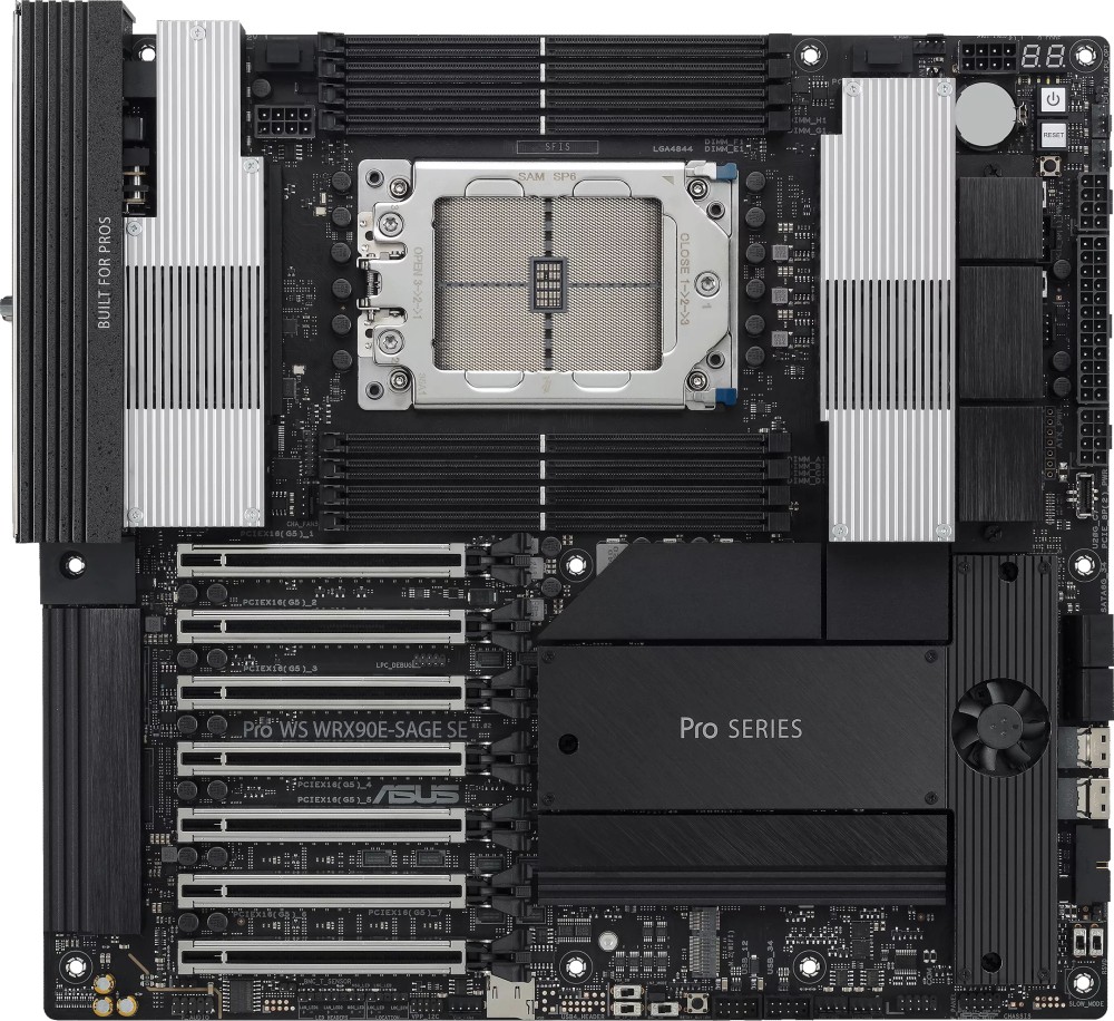 Серверная материнская плата ASUS PRO WS WRX90E-SAGE SE