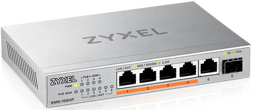 Коммутатор ZyXEL XMG-105HP-EU0101F